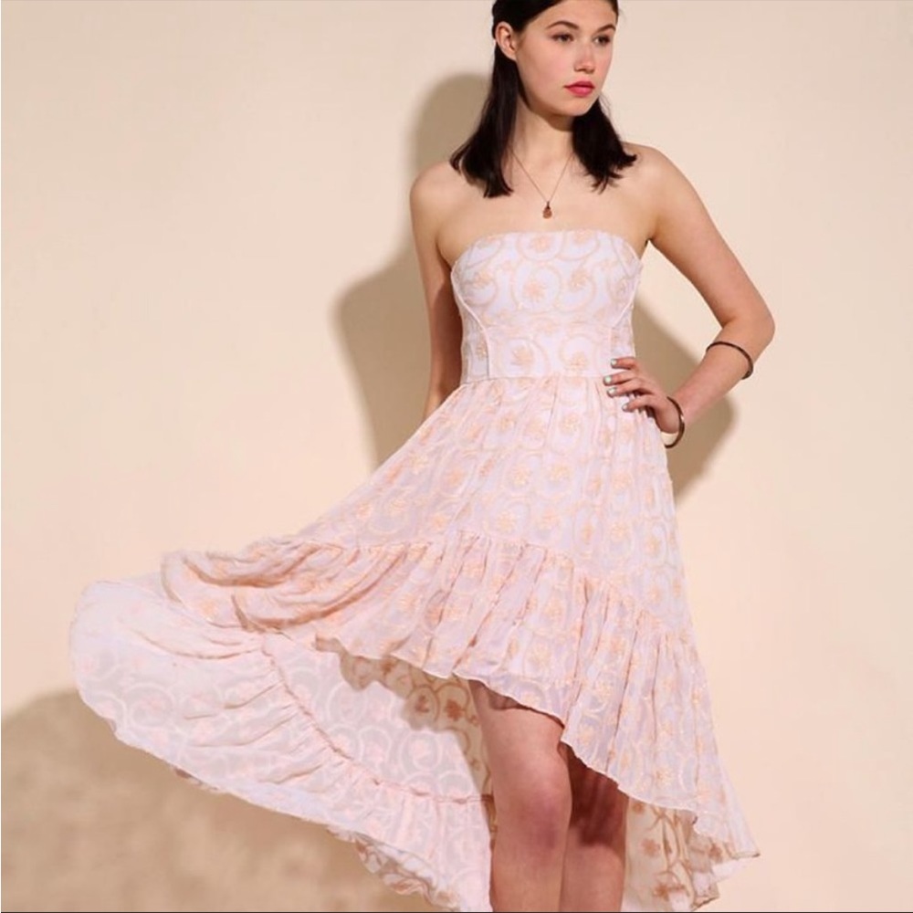 Formal sequin kimchi blue size 2 high low gown